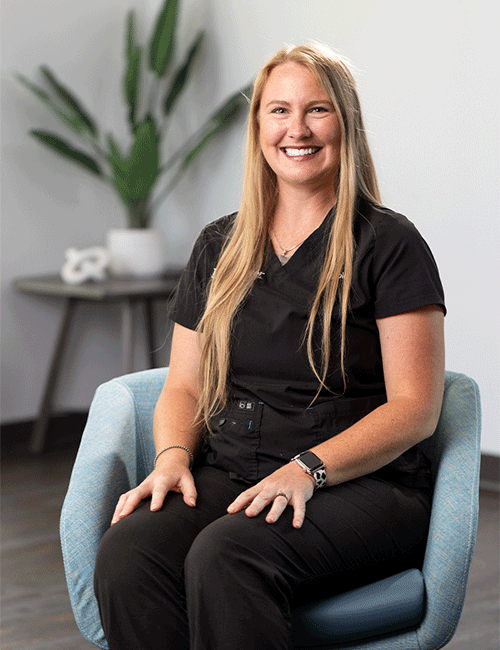 Headshot of Dental Assistant, Nicole for New Albany Dental Care in New Albany, IN.